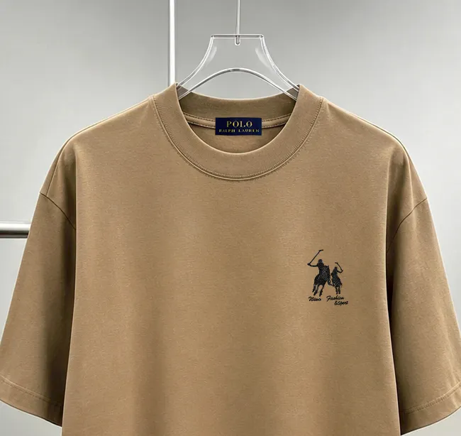 Ralph*Lauren* Hot Sale · g 《 》 tee ， Same Style ， : Black White Coffee Brown Size：S（90-130 ） M（125-150 ） L（135-165 ） XL（160-190 ） XXL（185 ）